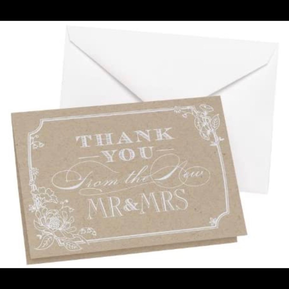 Hortense B Hewitt Country Blossom Thank You Cards